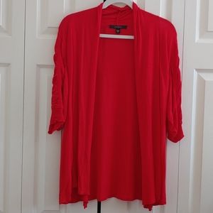 Fever light 3/4 sleeve cardigan RED